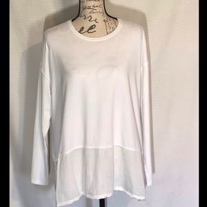 Like new Lululemon white flowy blouse